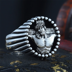 Cross Jesus Ring — 925 Silver