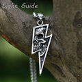 Vintage Skull Stainless Steel Pendant Necklace