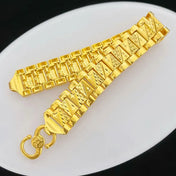 Gold-Tone Hand Row Board Bracelet — Fine Jewelry