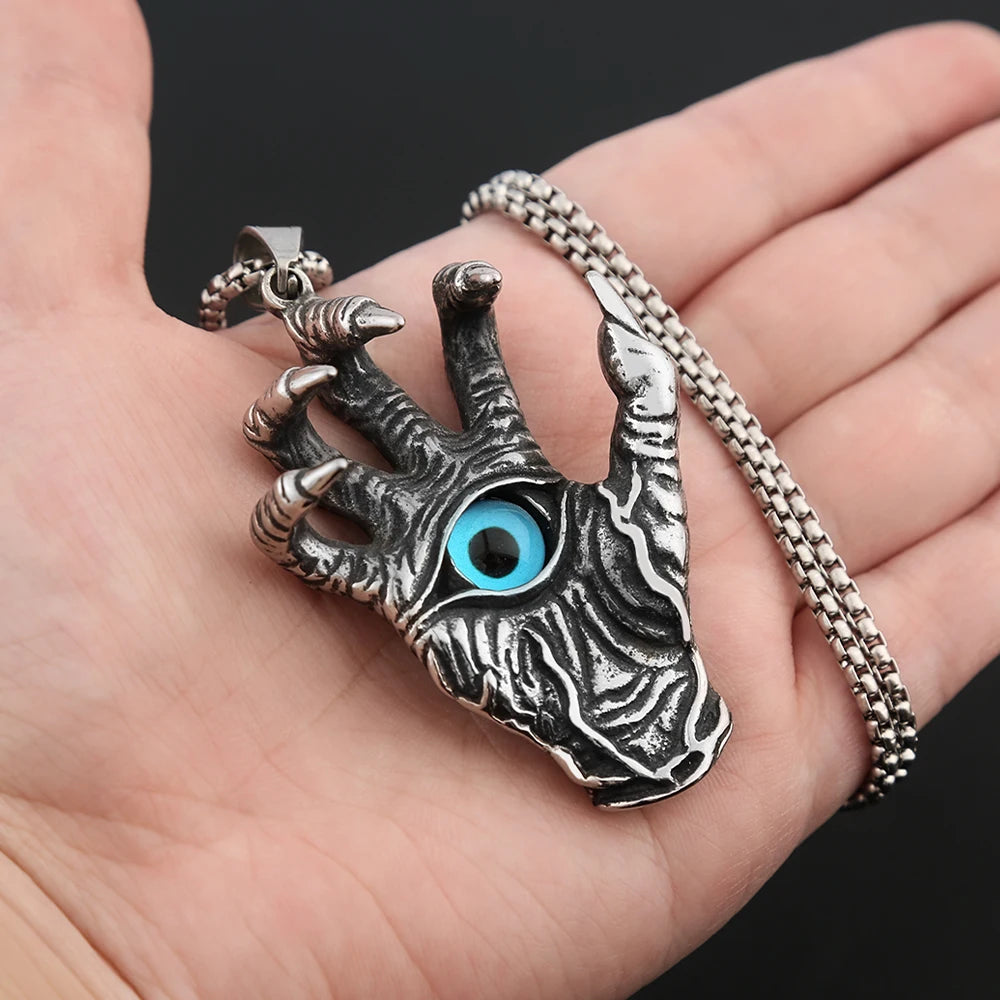 Demon Claw Pendant Necklace — Stainless Steel