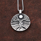 Viking Tree of Life Pendant — Stainless