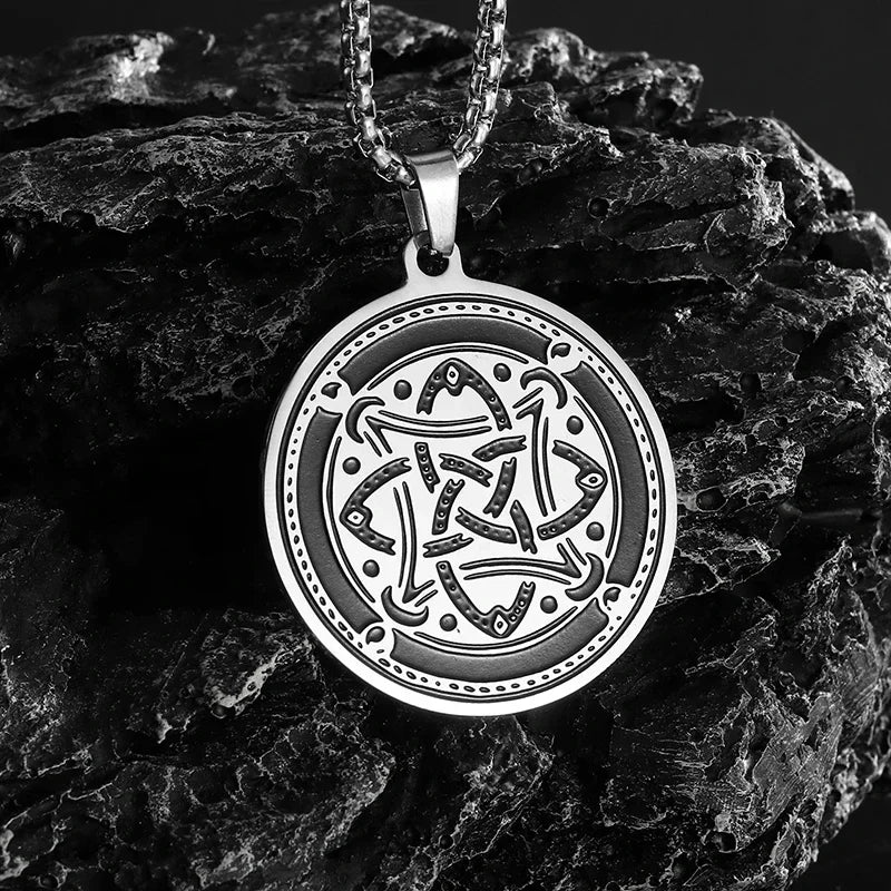 Witchcraft Pentagram Pendant Necklace — Stainless Steel