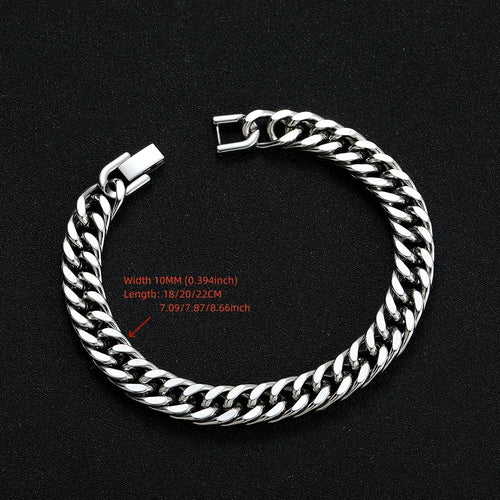 Bracelet Cuban Stainless Steel 10MM