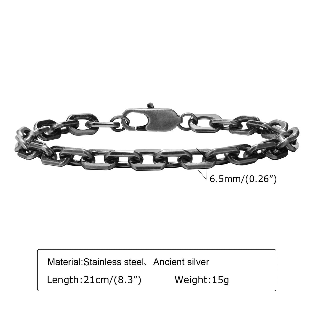 Byzantine Chain Bracelet — Stainless Steel