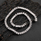 Stainless Steel Tennis Cuban Chain Necklace 8MM