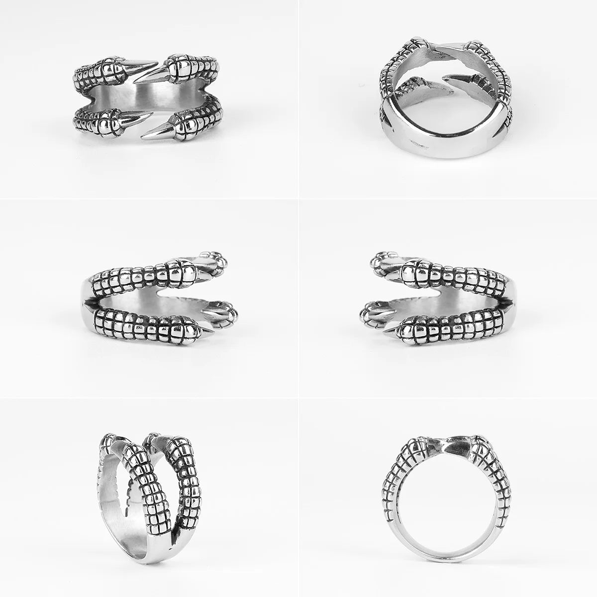 Dragon Claw Ring — Stainless Steel