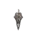 Skull Odin Steel Pendant Retro Nordic Crow Gothic