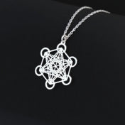 Sacred Geometry Metatron Pendant Necklace Stainless