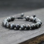 8mm Natural Stone Bracelet For Men Handmade Weaven Thread Braclet Boyfriend Gift Tibetan Buddhist Rosary Beads Braslet