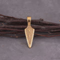 Viking Rune Spear Pendant Necklace Men's Punk Hip Hop Stainless Steel Gold Black Color Eye of Horus Amulet Necklace