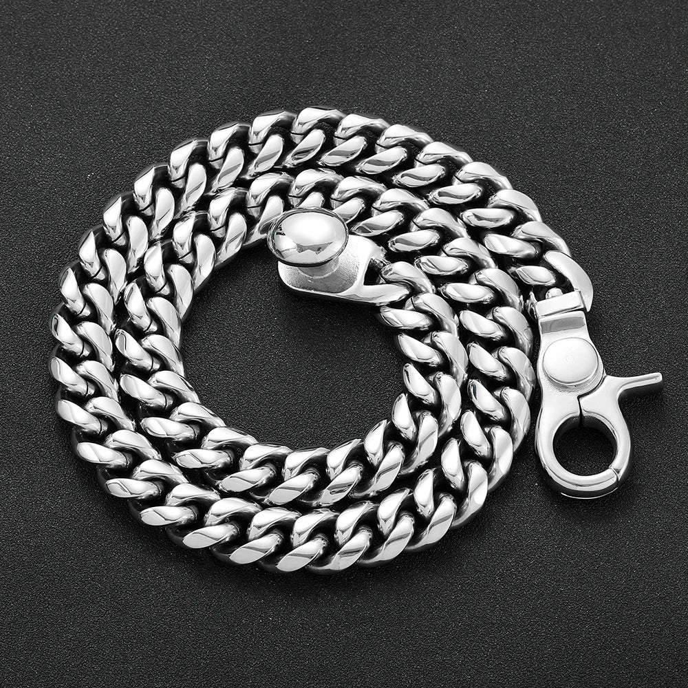 Cuban Bracelet Stainless Steel Polished