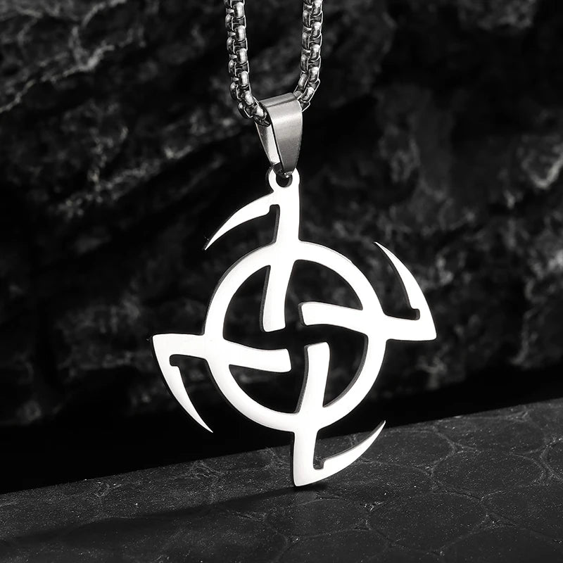 Stainless Steel Simple Personalized Spider Pendant Necklace Men and Women Fashion Party Pendant Jewelry Gift
