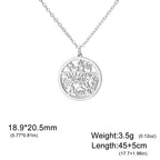 Witch Knot Pentagram Double Amulet Protection Necklace