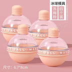 Silicone Ice Ball Maker Hockey Mold Round Reusable Cube Ball Mold Whiskey Cocktail Ice Maker DIY 2026 New Round Ice