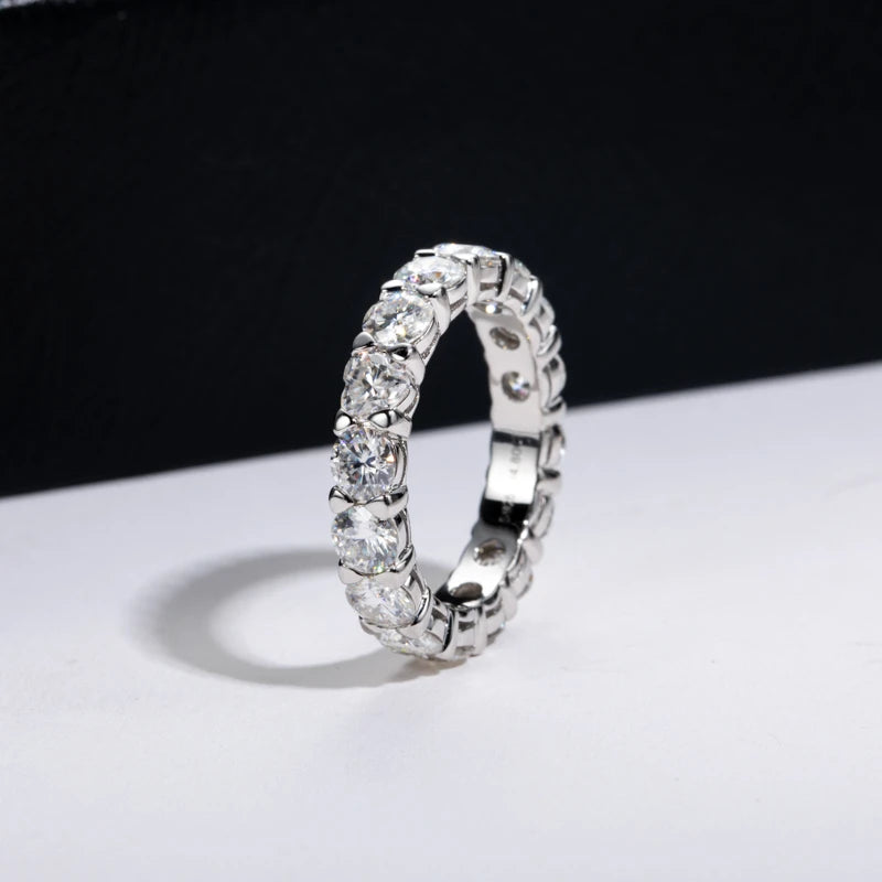 Heart Diamond Engagement Ring — 925 Silver