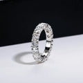 Heart Diamond Engagement Ring — 925 Silver