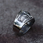 Retro Skull Gothic Biker Ring — Stainless Steel