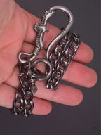 Biker Wallet Chain Keychain — Black-Tone Pants Chain, 9mm