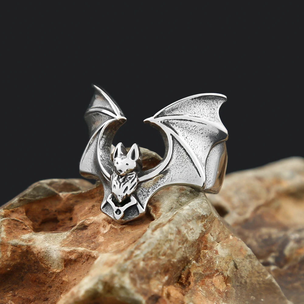 Bat Ring — Stainless Steel