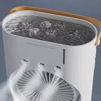 Summer Cool Double-Blade Spray Fan USB Desktop Air Conditioning Fan Office Portable Water-Cooled Mute Spray Fan