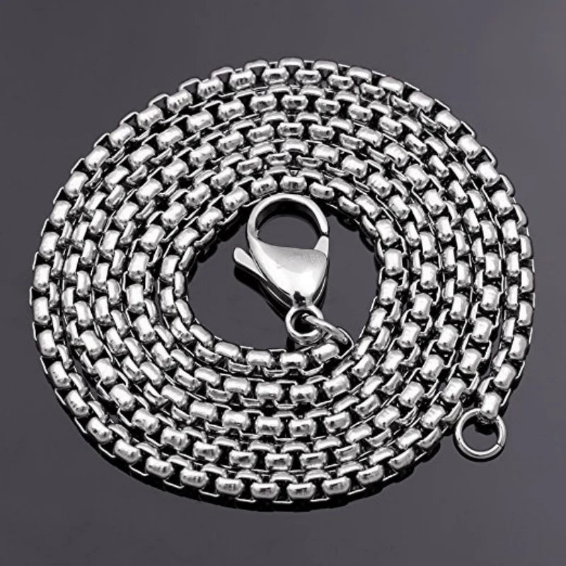 Steel Link Chain 316L Necklace Men Solid