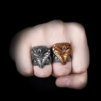 Cobra Snake Ring — Stainless Steel
