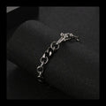 Horseshoe Buckle Bracelet — Black