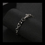 Horseshoe Buckle Bracelet — Black