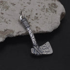 925 Sterling Silver Nordic Viking Axe Pendant Necklace Antiqued Retro Punk Celtic Trendy Male Boy Amulet Jewelry Gifts