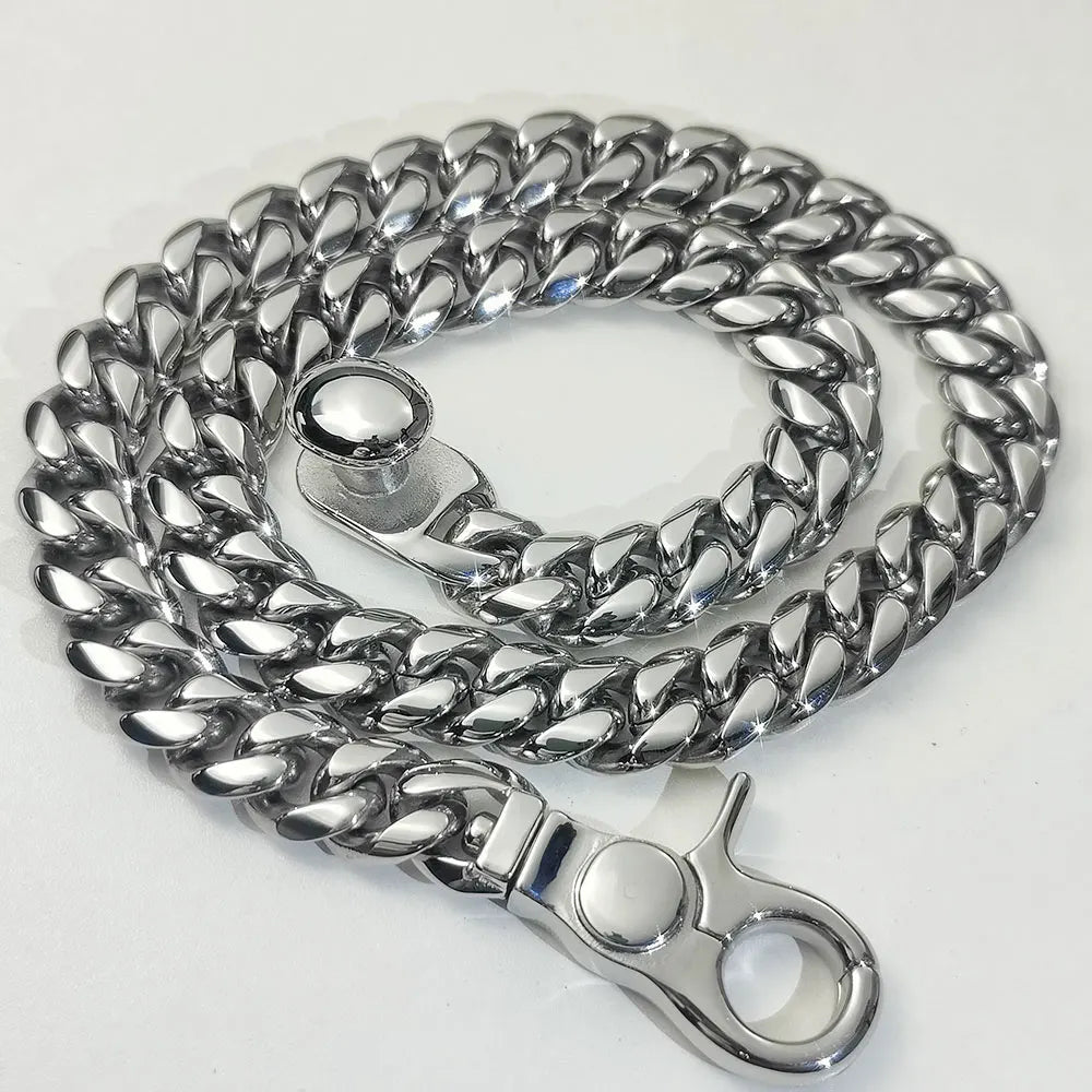 Stainless Steel Cuban Chain Necklace Miami