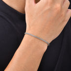 Minimalist Foxtail Chain Bracelet — Stainless Steel
