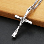 Cross Steel Pendant Vintage Punk Unique