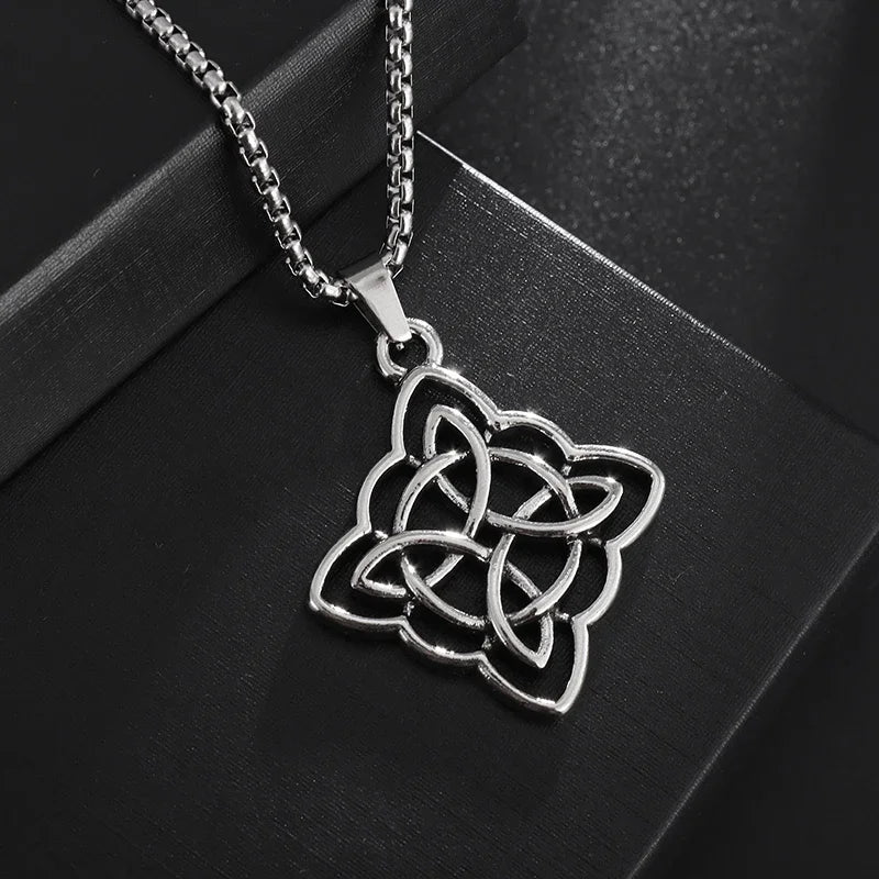 Witchcraft Pentagram Pendant Necklace — Stainless Steel