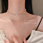 Minimalist Pendant Chain Necklace — Stainless Steel