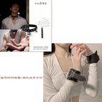 European Style Male Bell Collar Adjustable Sexy Neck Ring Sports Student Owner Necklace Fun Dog Chain Couple Sm Accessories