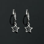 Cute Mini Pentagram Earrings for Daily Wear Women Creative