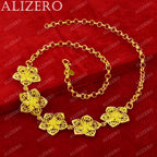 Plum Blossom Gold Pendant Necklace