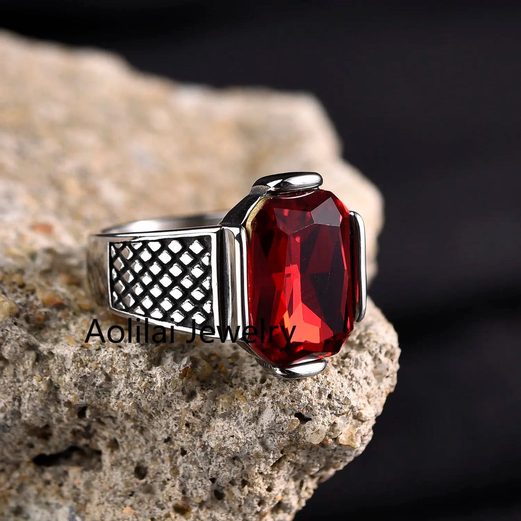 R3351 Men's High Quality Stainless Steel Multiple Color Styles Onyx Rings Jewelry Professional Factory Made