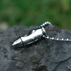 Skull Cross Stainless Steel Pendant Necklace