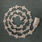 THE BLING KING 10mm Cross Link Chain Necklace Prong Setting 5A Cubic Zirconia Choker HipHop Fashion Jewelry For Party Gift