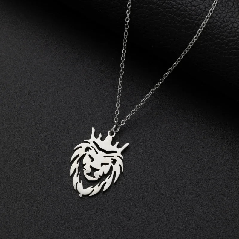 High Quality Fashion Creative Tiger Head Domineering Pendant Mature Man Personality Beast Zodiac Necklace Birthday Gift