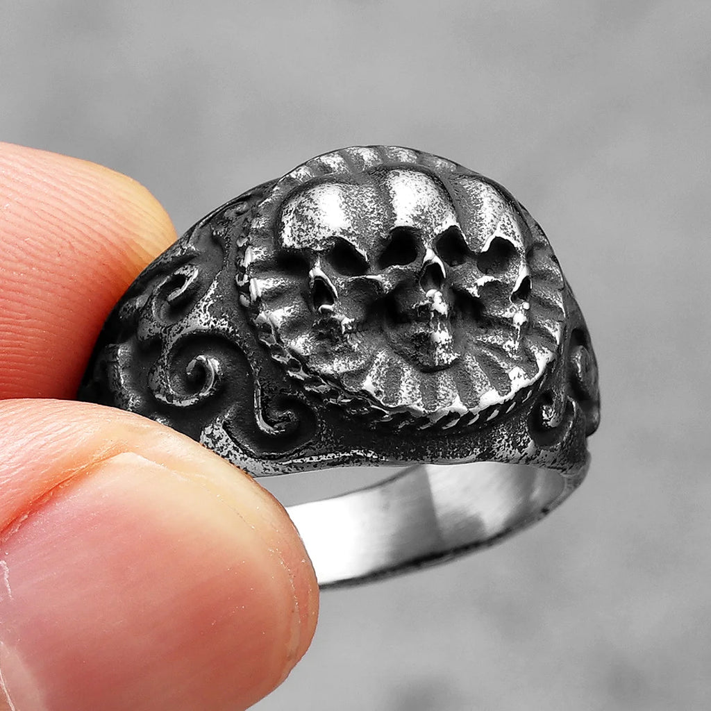 Skull Overlord Ring — Stainless Steel