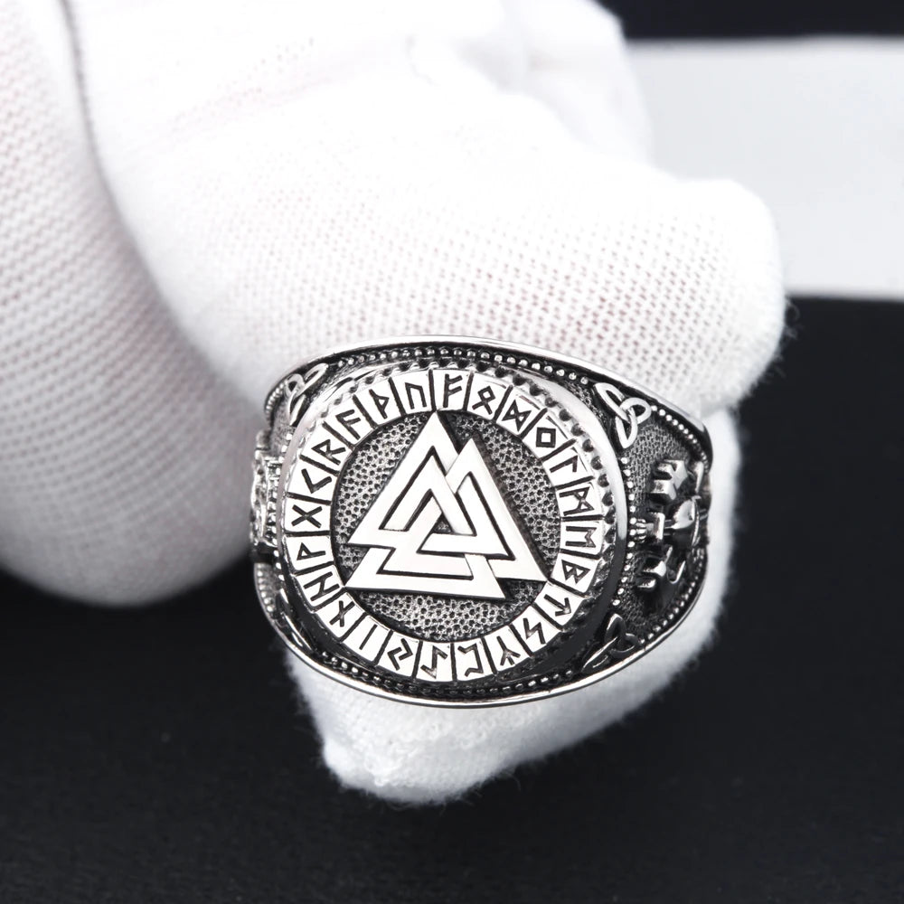 Viking Nordic Ring — 925 Silver