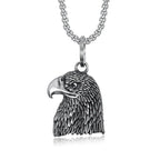 Gothic Lion Head Bell Pendant — Stainless Steel