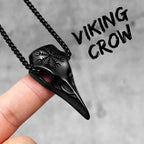 Viking Crow Simple Men Necklaces With Pendant Stainless Steel Jewelry For Male Women Punk Hip Hop Accessories Gifts Wholesale