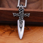 Viking Celtic Stainless Steel Pendant Necklace