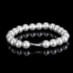 Pearl Bead Bracelet Stainless Steel 6-12MM