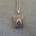 Gothic Vampire Bat Pendant Necklace