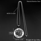 SANIT ANTHONY PRAY FOR US Chain For Women Men Stainless Steel Silver Color Patron Saint Of Lost Things Religious