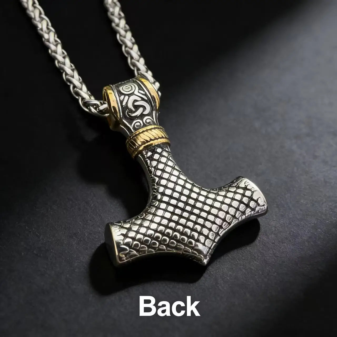 Thor Hammer Steel Pendant 316L Nordic Odin
